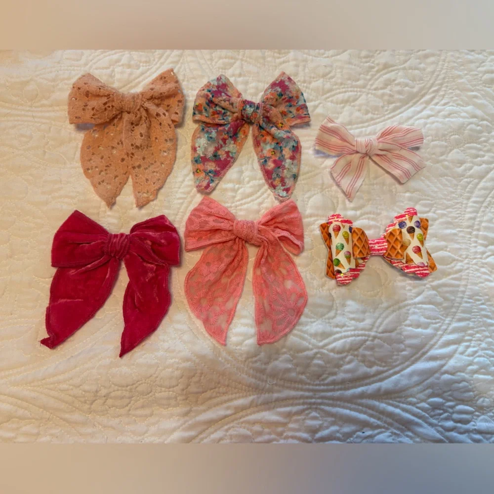 PINK💖 Little Poppy Co and Handmade Bow Bundle